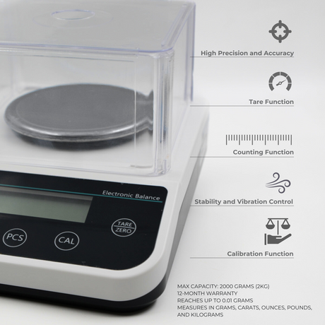 Precision Balance Scale (0.01g Accuracy) - JOANLAB