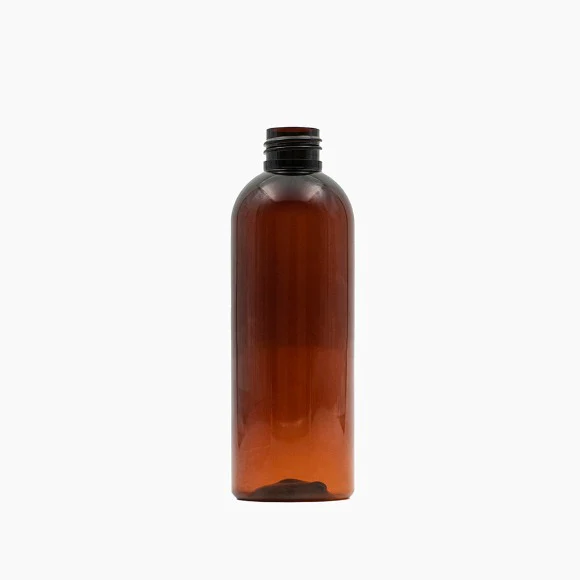 100 ml PET Boston Tall Bottle (20 mm neck) - No Closure - Amber