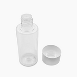 150 ml PET Sharp Cylindrical Bottle (24 mm neck) - With Closure & Dropper Plug - Clear