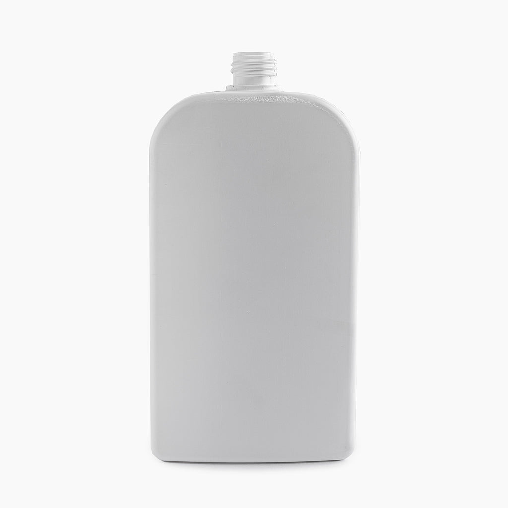 1L Rome Bottle HDPE (24mm neck) White - No Closure