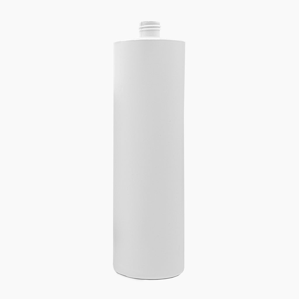 1L White HDPE Pisa Bottle (24mm Neck) - No Closure