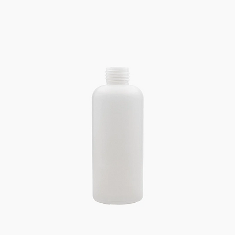 200 ml HDPE Boston Tall Bottles (24 mm neck) - No Closure - Natural