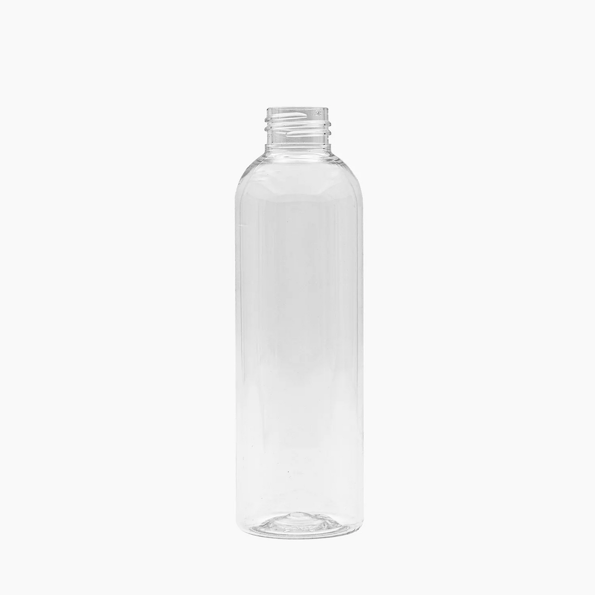 200 ml PET Boston Tall Bottle (24 mm neck) - No Closure - Clear