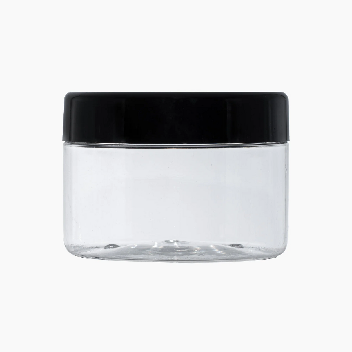 250 g PET Jar - Clear with Black Lid