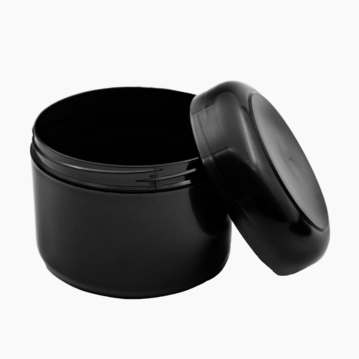 250 g Euro Jar with Lid - Black