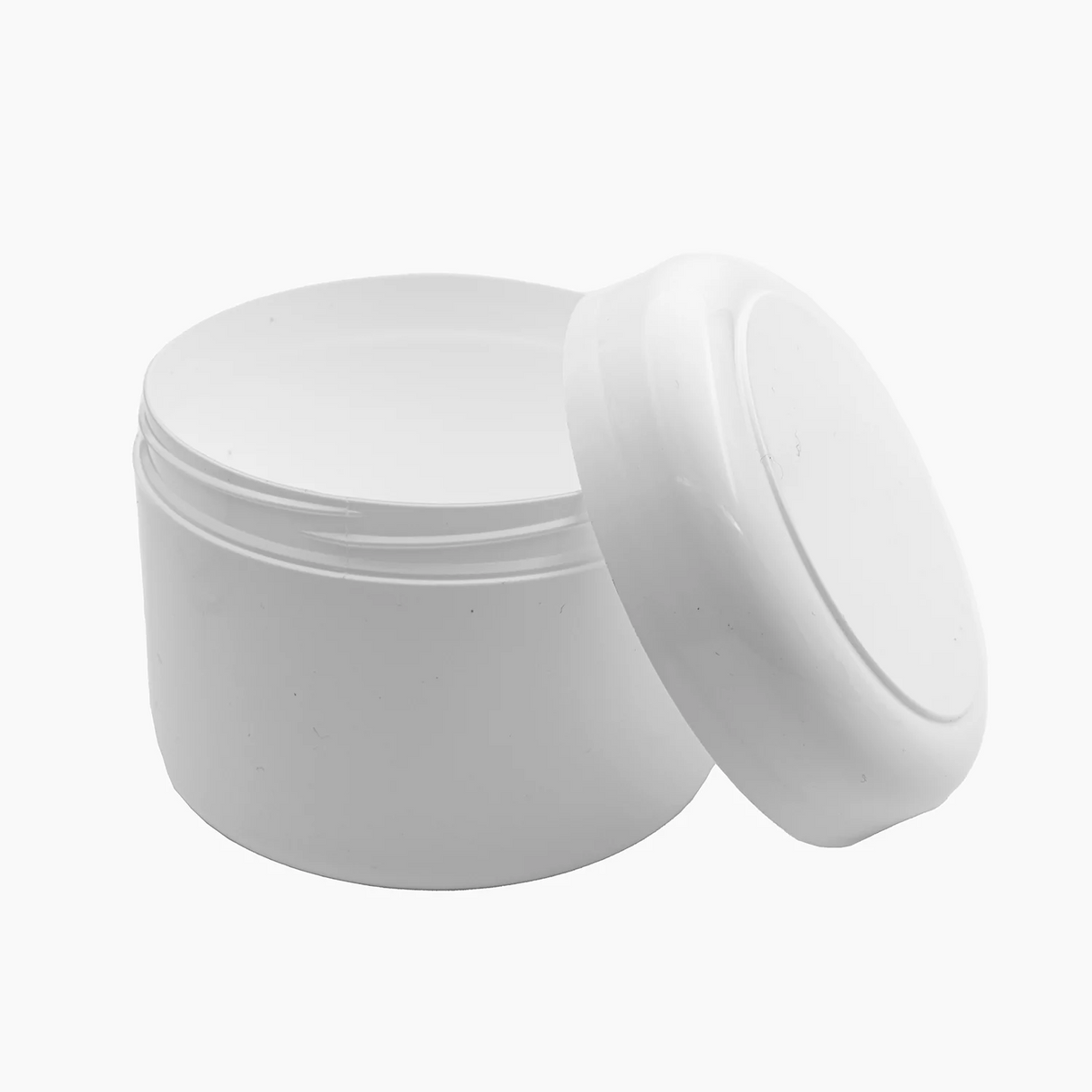 250 g Euro Jar with Lid - White