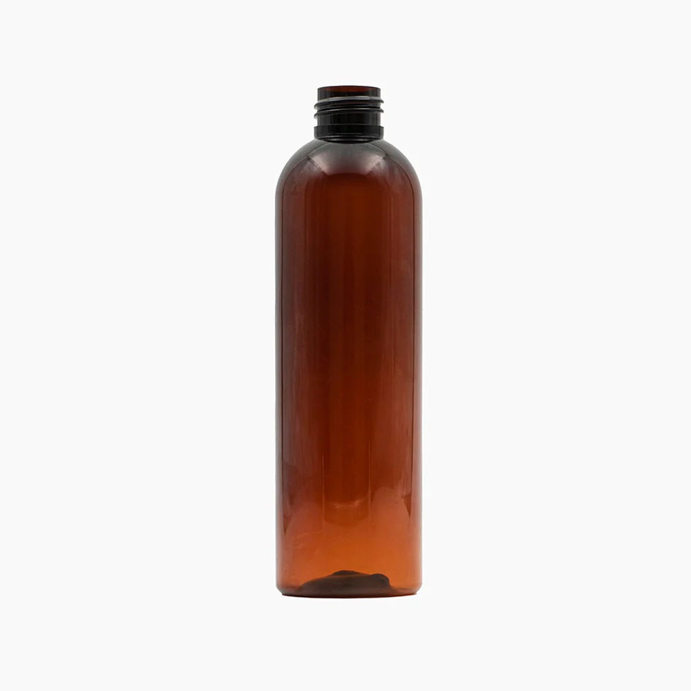 250 ml PET Boston Tall Bottle (24 mm neck) - No Closure - Amber