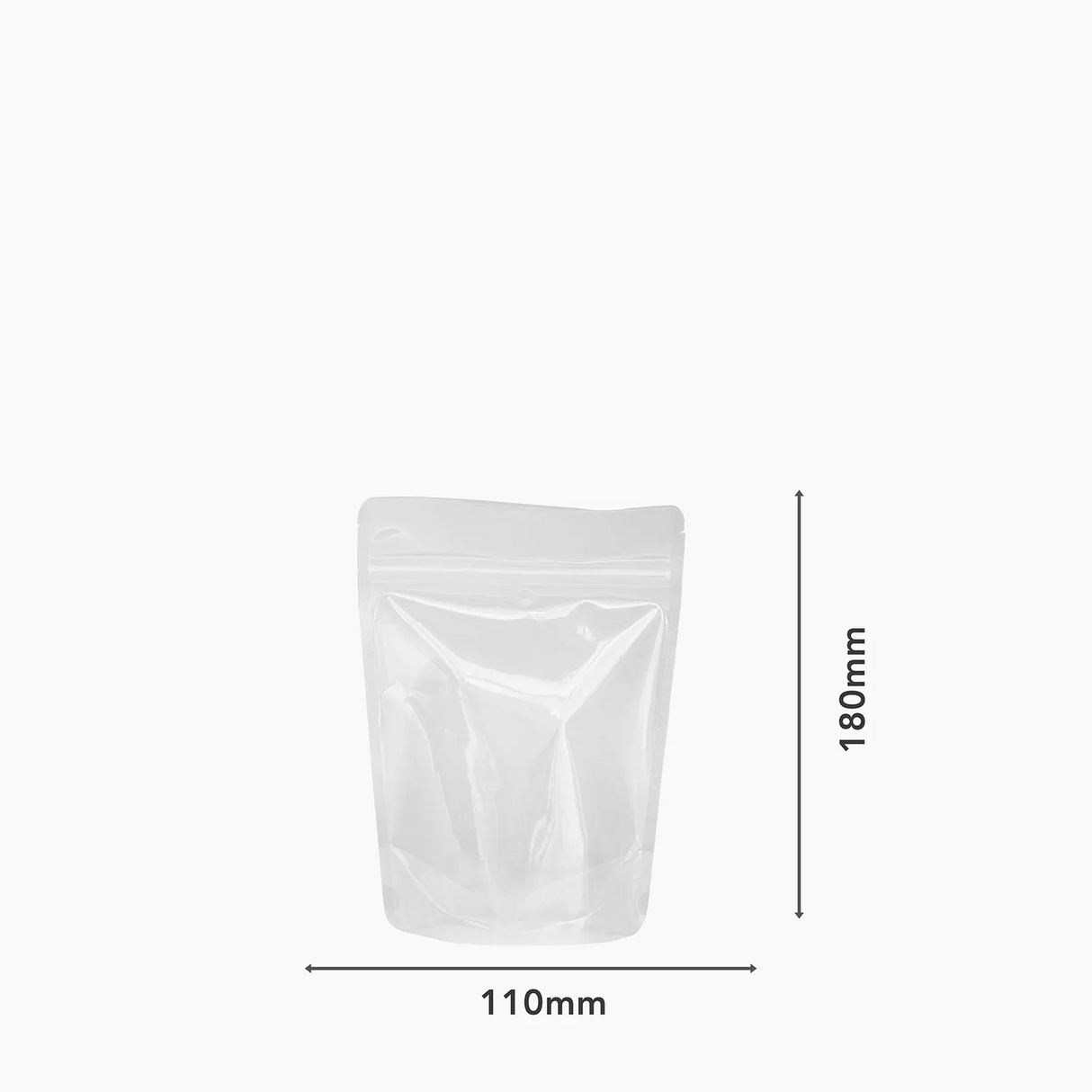 250 ml Stand-Up Pouch (Zipper) - Clear