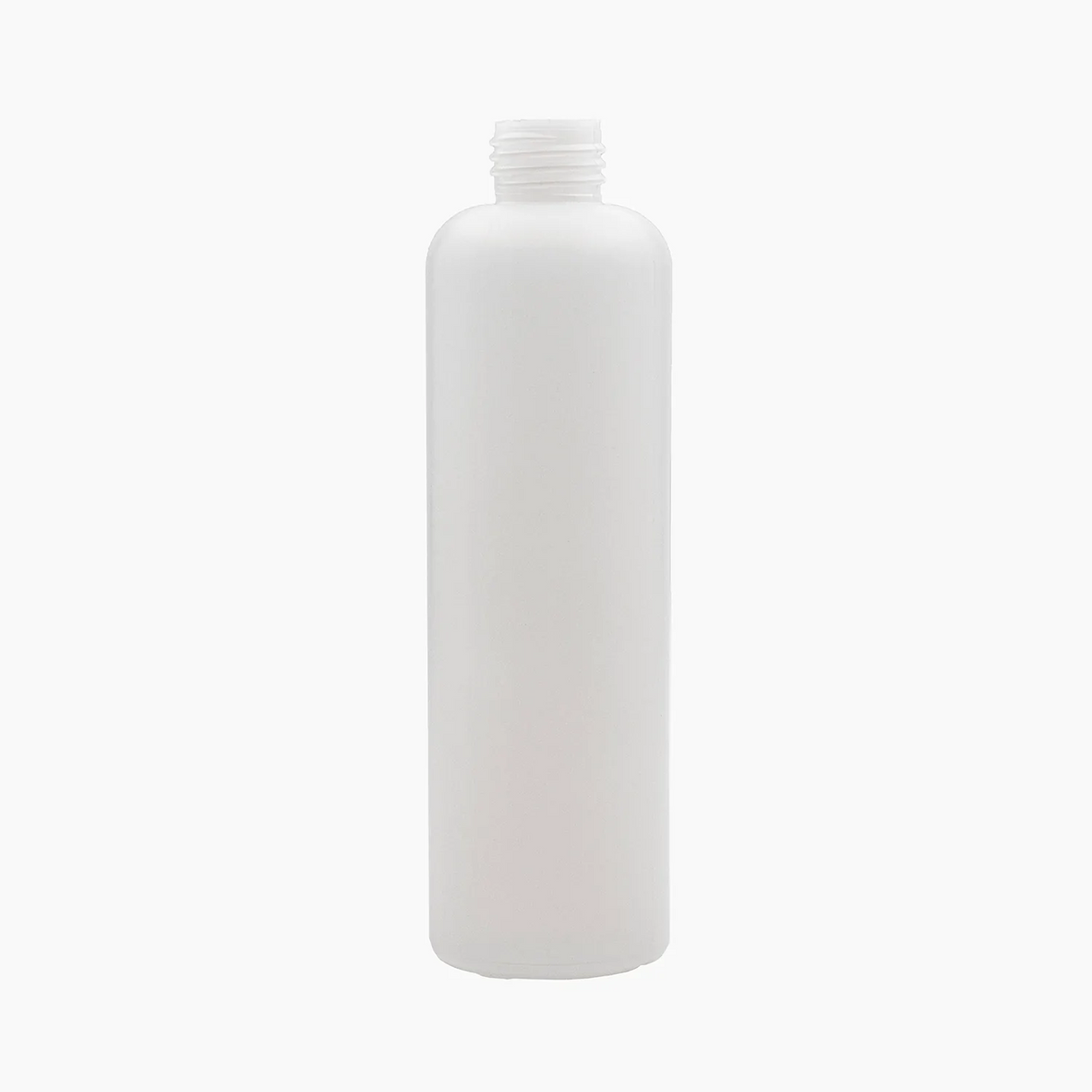 250 ml HDPE Boston Tall Bottle (24 mm neck) - No Closure - Natural