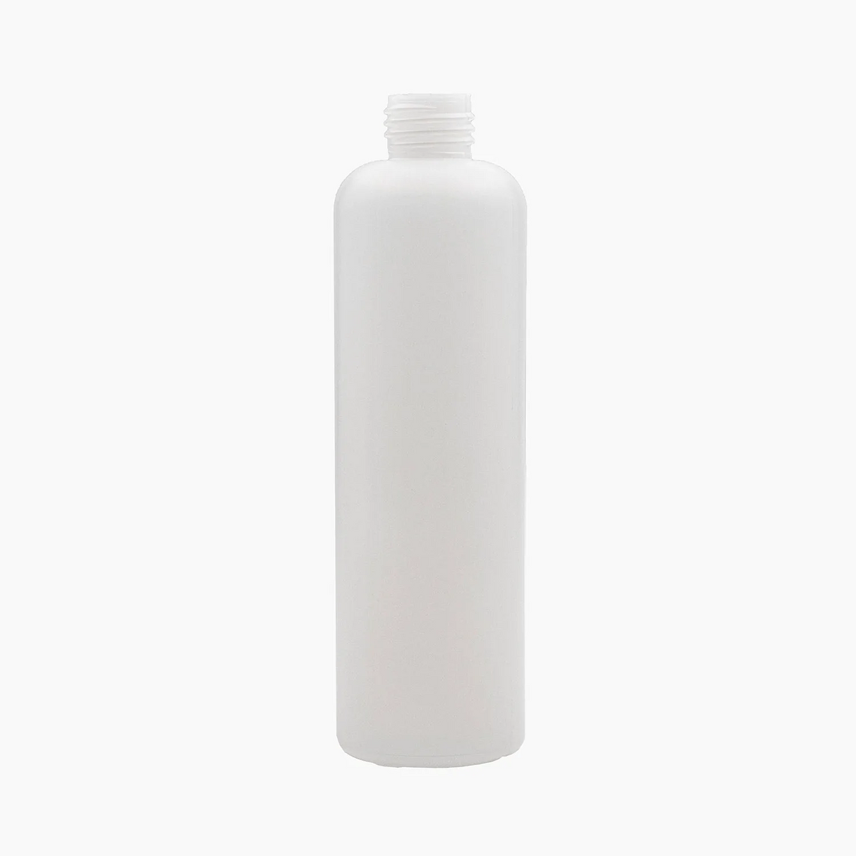 250 ml HDPE Boston Tall Bottle (24 mm neck) - No Closure - Natural