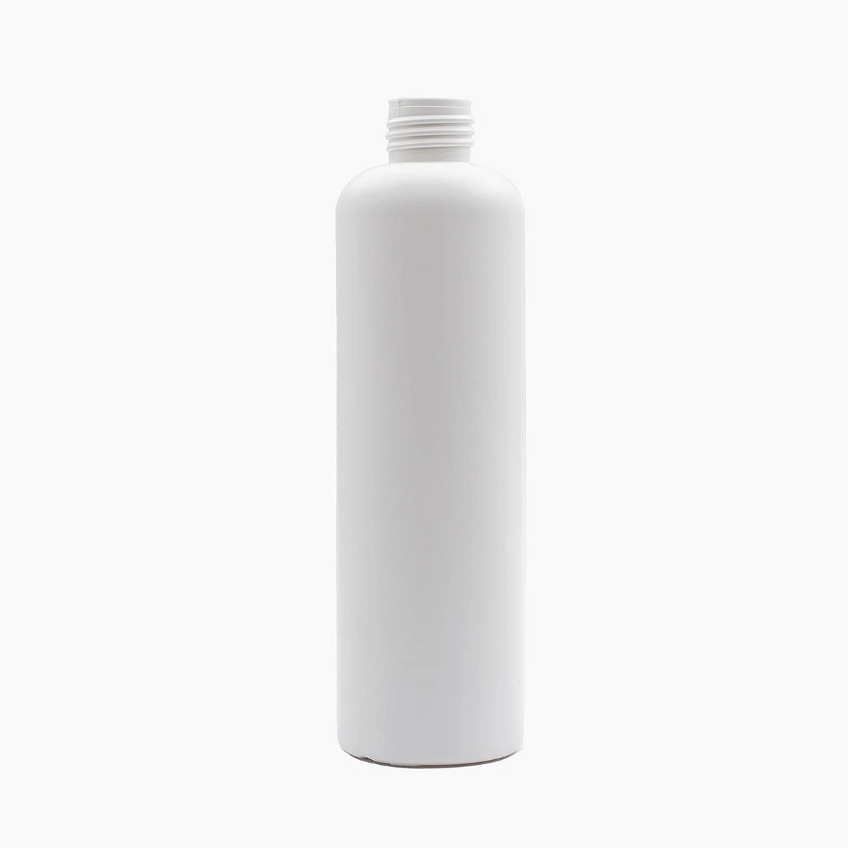 250 ml HDPE Boston Tall Bottle (24 mm neck) - No Closure - White