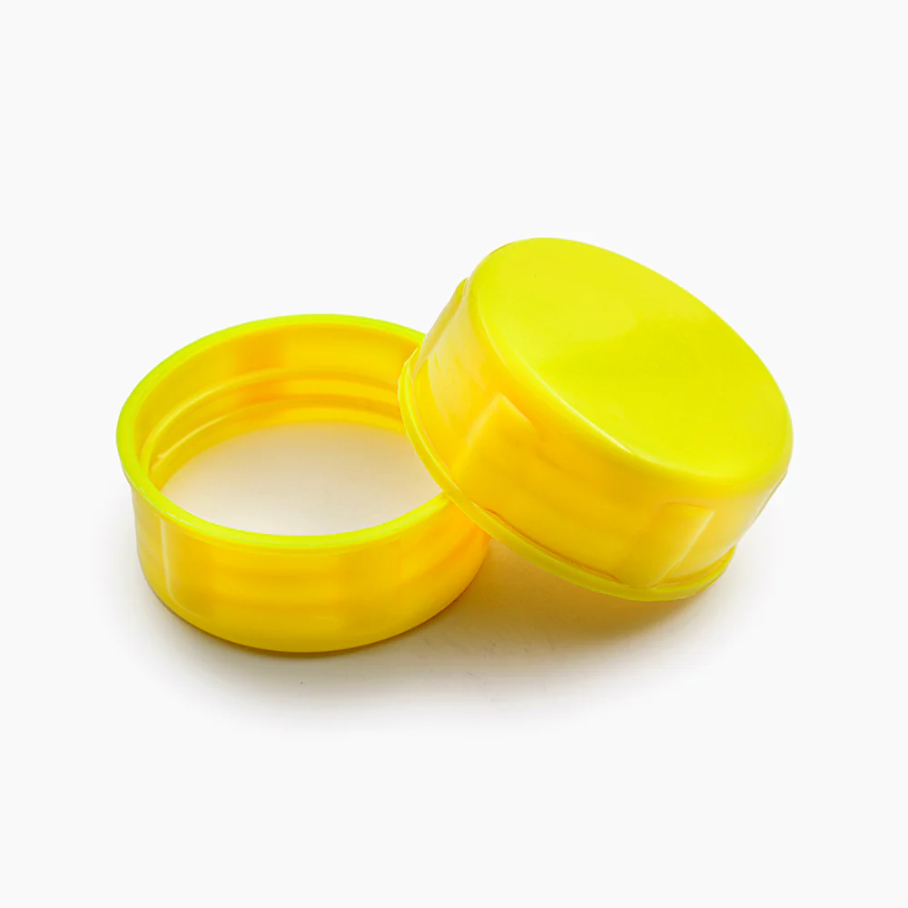 Tablet Container Cap with EPE Liner (38 mm) - Yellow