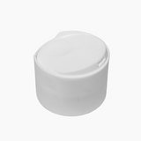 47 mm Disc Top Cap - White - For 24/410 Sharp Cylindrical Bottles