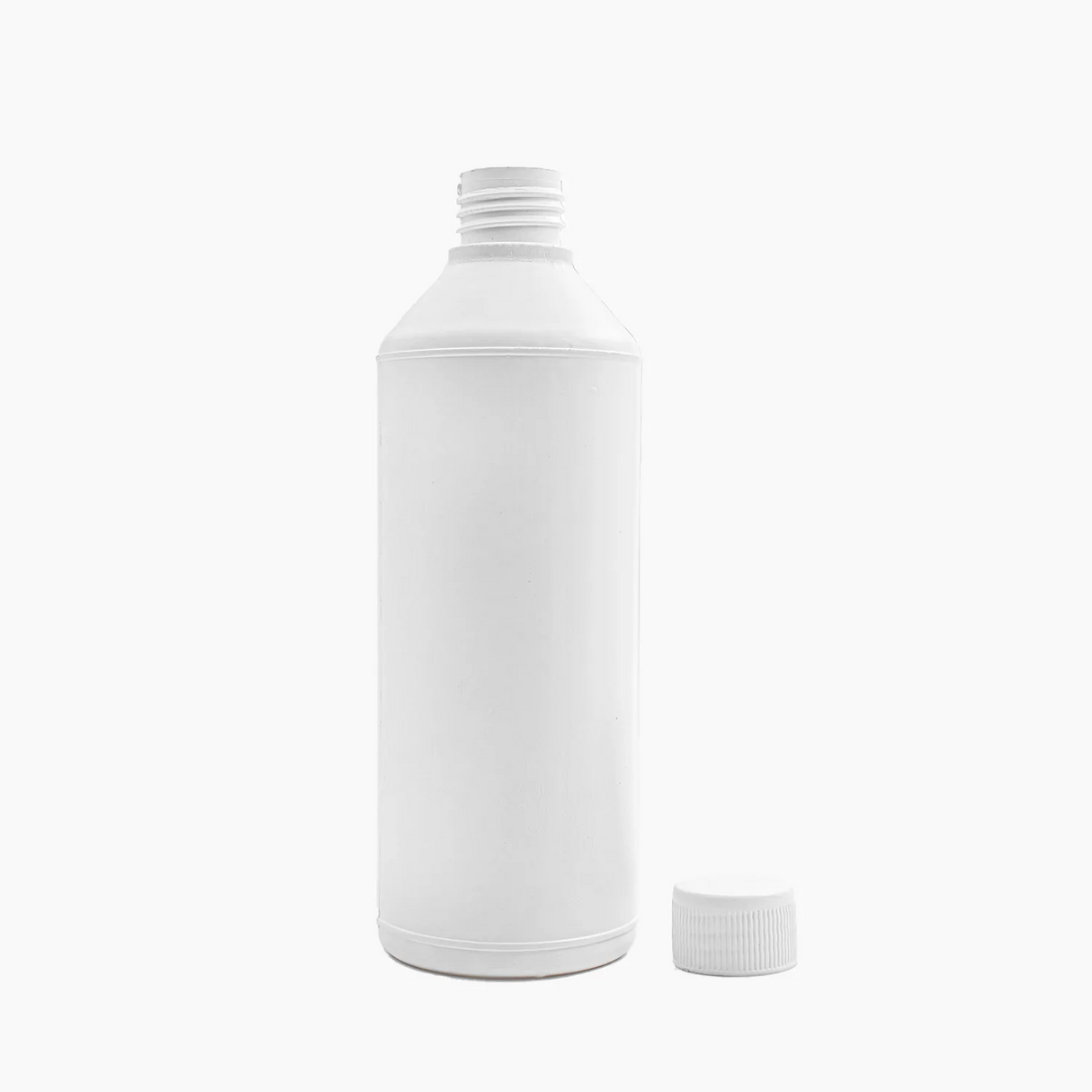 500 ml HDPE Bottle (28 mm neck) - With Closure - White