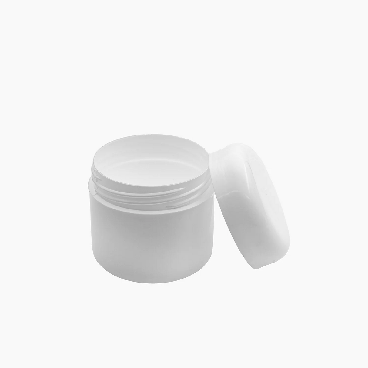 50 g Euro Jar with Lid - White