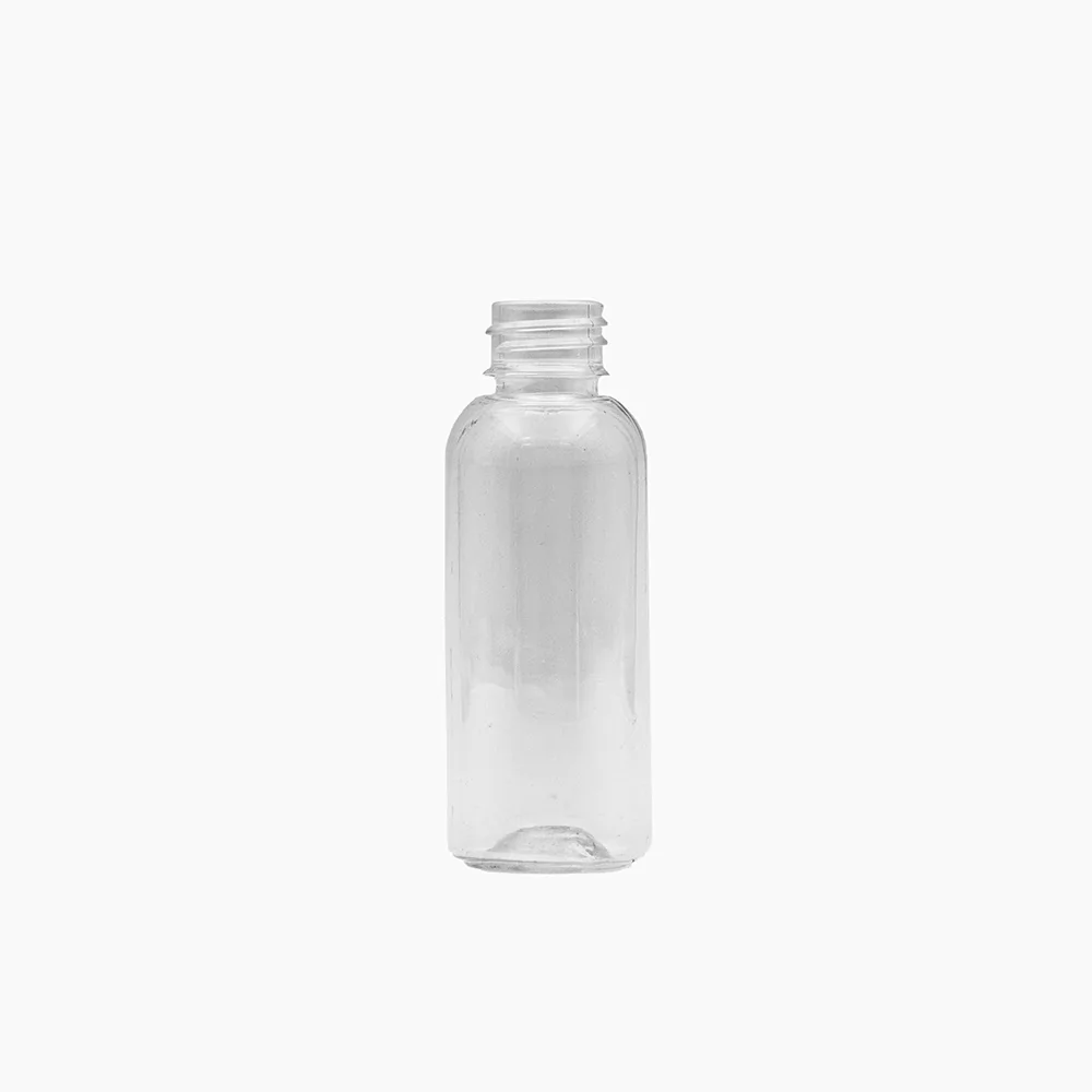 50 ml PET Boston Tall Bottle (20 mm neck) - No Closure - Clear