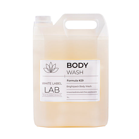 Brightpack 5L Body Wash – Bulk wholesale body wash in a jerry can, perfect for salons, spas, hotels, and refill stations.