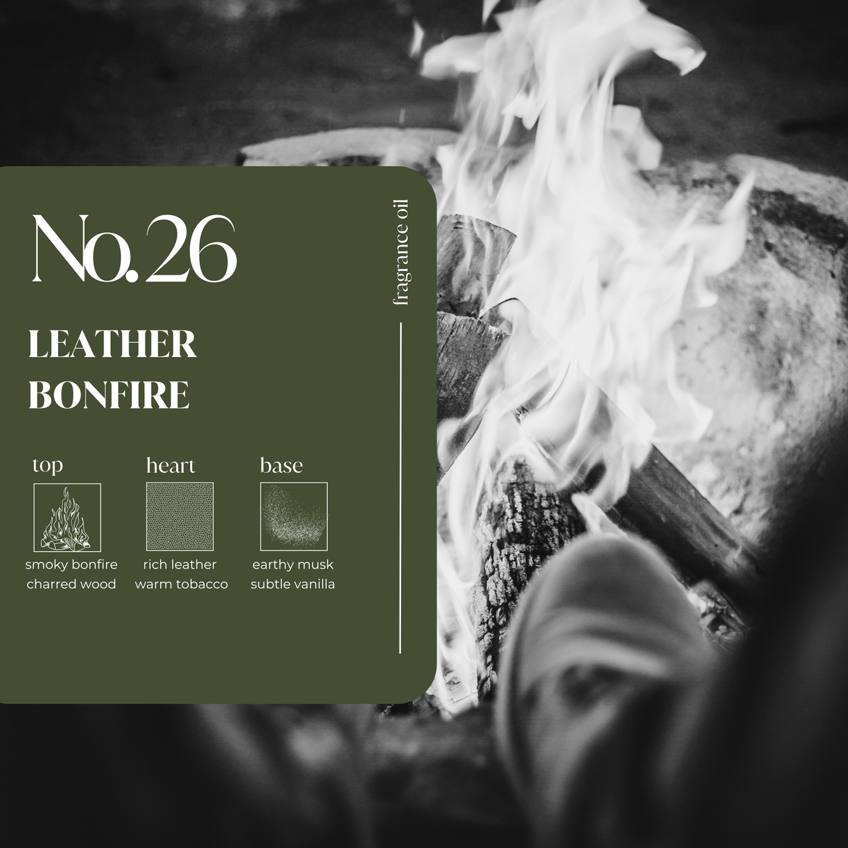 Leather Bonfire Fragrance Oil