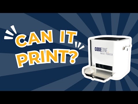 Smart Static Desktop Touch Screen Inkjet Printer - Code One