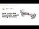 Horizontal Pneumatic Liquid Filling Machine (100-1000ml ) - Single Nozzle Precision Filler