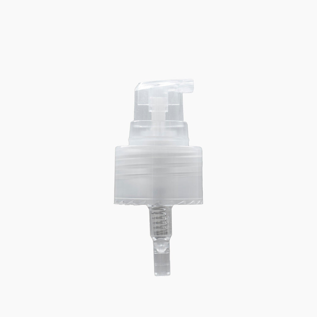 24mm Natural Plastic Serum Pump Cap On White Background | Brightpack Closures And Accessories