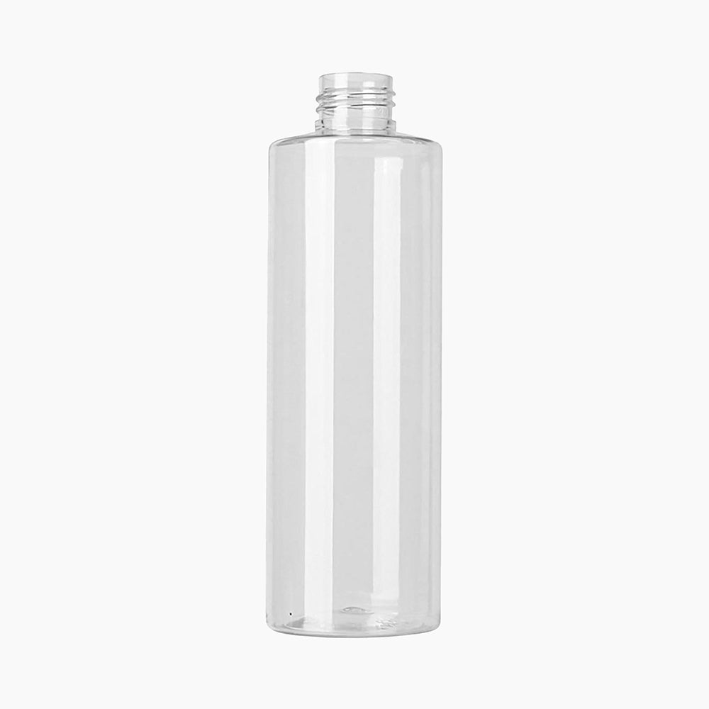 250ml Clear PET Sharp Cylindrical Bottle (24mm neck) - No Closure