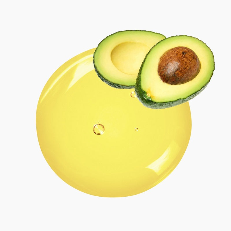 Two Slices Of An Avocado Atop A Circular Blob Of Yellow Oil | Bulk Oils | Brightpack Raw Materials