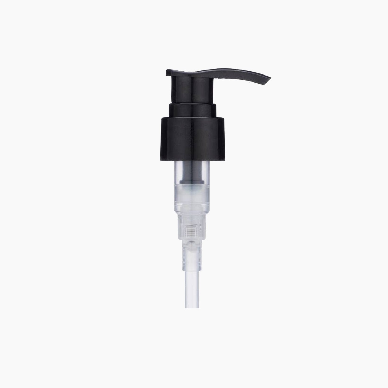 24mm Black Plastic Lotion Pump Cap On White Background | Brightpack Closures And Accessories