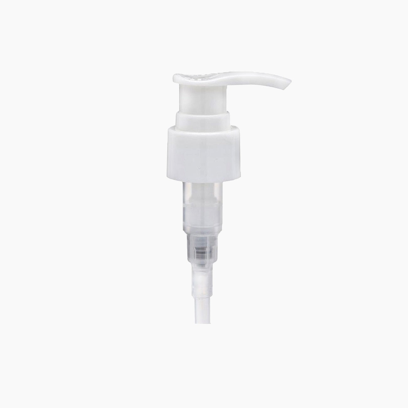 24mm White Plastic Lotion Pump Cap On White Background | Brightpack Closures And Accessories